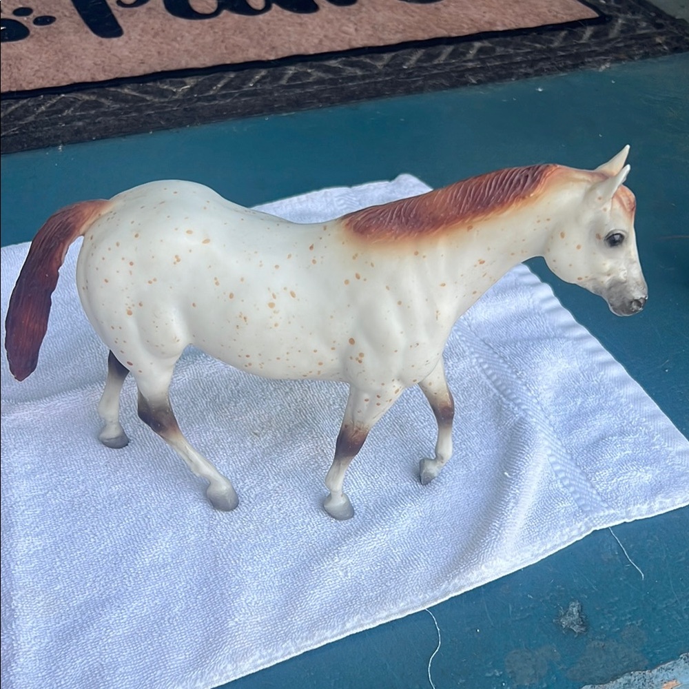 Breyer Appaloosa mare model horse 1990s